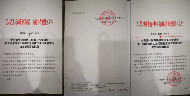 重庆法正司法鉴定所党支部